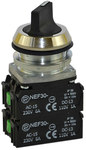 Кнопка NEF30-P2X2Y чорна W0-NEF30-P 2X2Y S